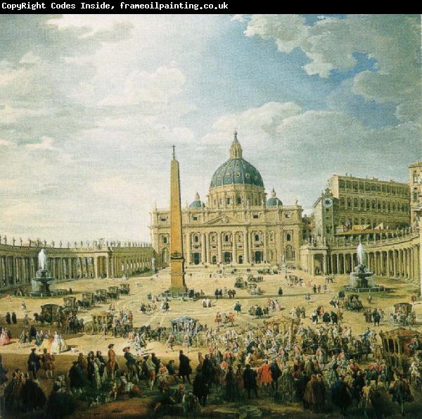 wolfgang amadeus mozart the square in front of st peter s basilica in rome